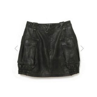 バブルス(Bubbles)のmelt the lady fake leather mini skirt(ミニスカート)