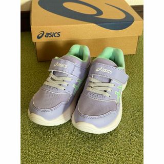 アシックス(asics)の【新品】asics スクスク サイズ１７cm パープル(スニーカー)