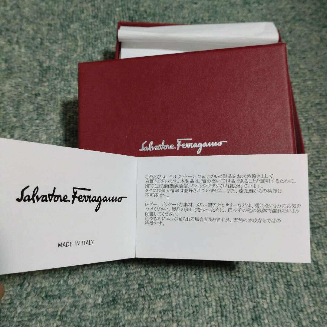 Salvatore Ferragamo(サルヴァトーレフェラガモ)のフェラガモ 財布 二つ折り メンズ メンズのファッション小物(折り財布)の商品写真