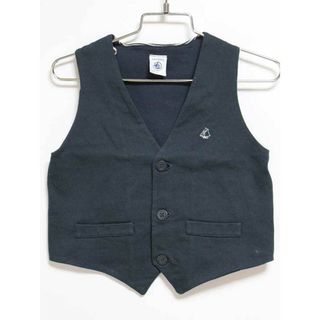 プチバトー(PETIT BATEAU)の【値下げ!】‡プチバトー/PETIT BATEAU‡104cm ベスト 紺【中古】子供服 キッズ kids 男の子 春秋 303032 tops(その他)