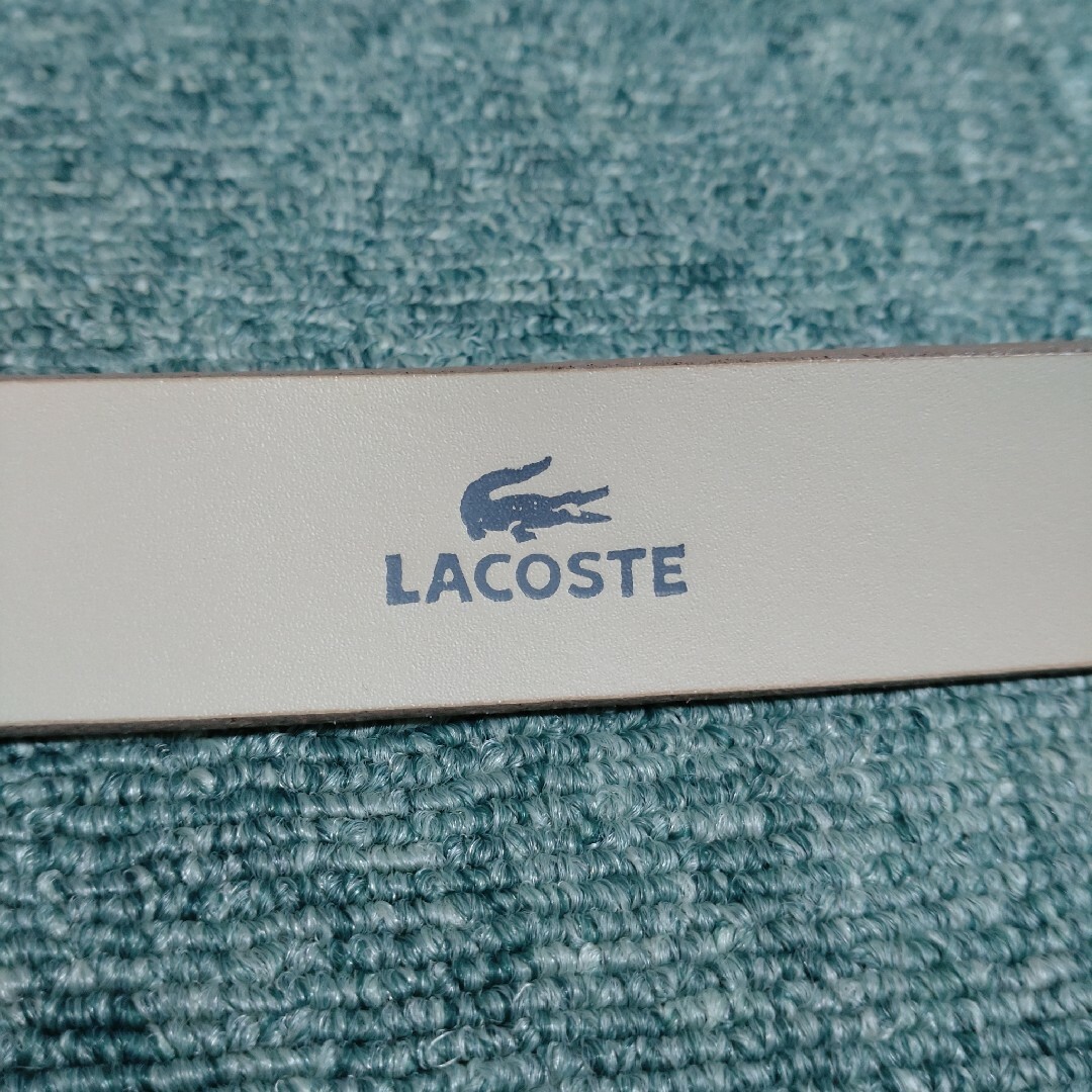 LACOSTE(ラコステ)のラコステ ベルト ベージュ メンズのファッション小物(ベルト)の商品写真