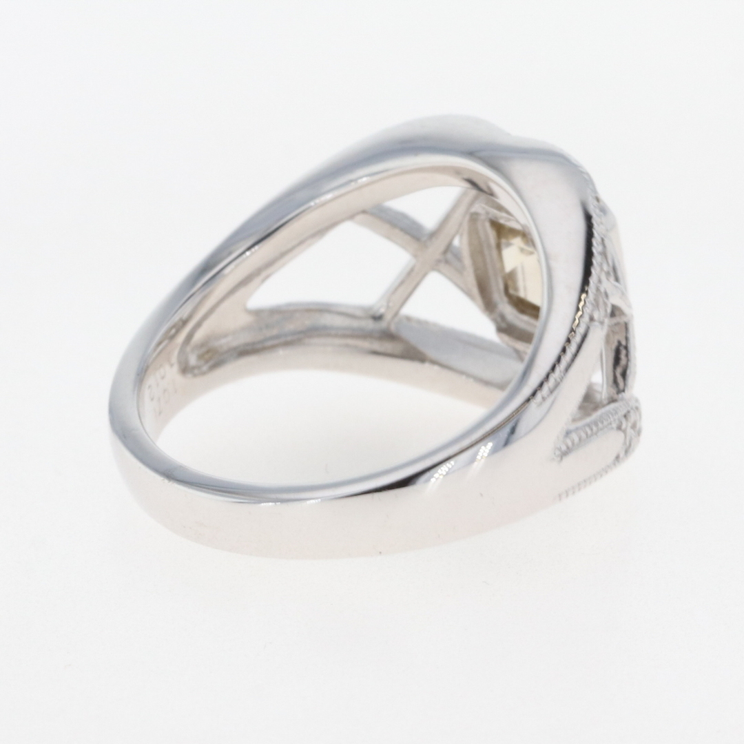 ダイヤモンド デザインリング 11号 K18 【中古】 レディースのアクセサリー(リング(指輪))の商品写真