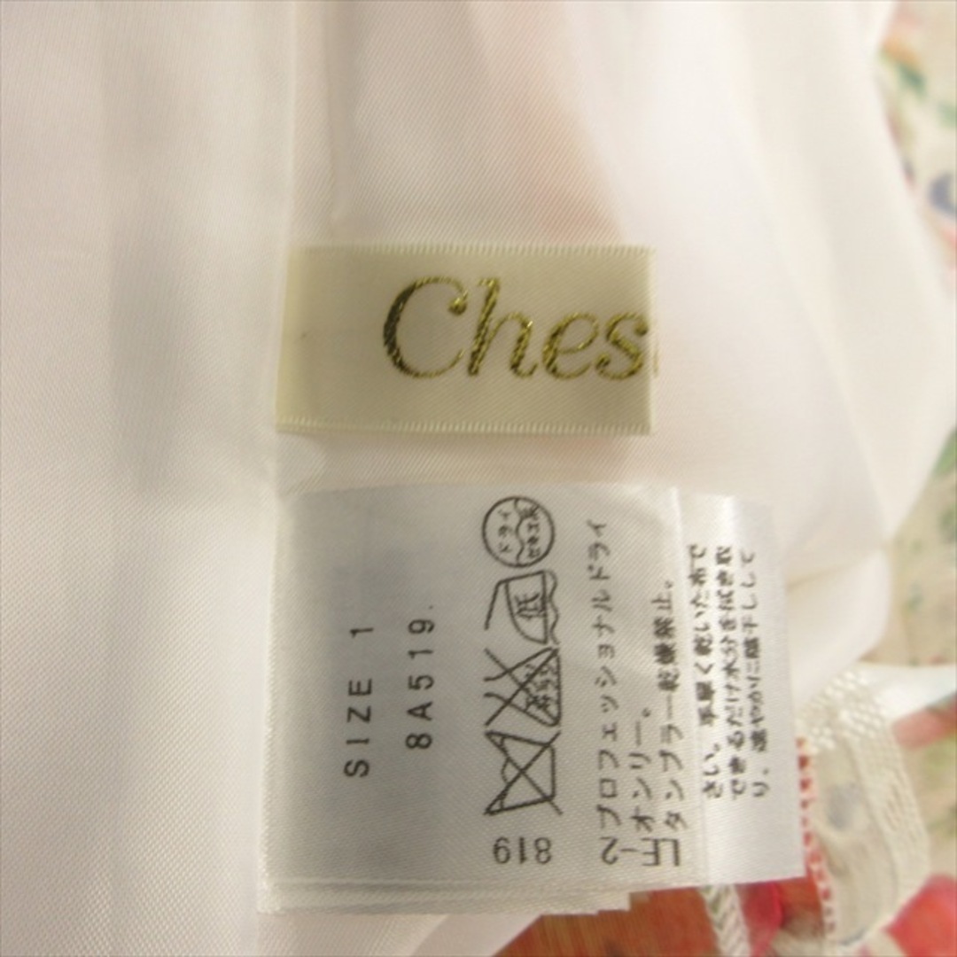 Chesty(チェスティ)のチェスティ Chesty 花柄 ノースリーブ ワンピース ドレス カットソー レディースのワンピース(ひざ丈ワンピース)の商品写真