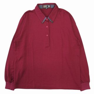 ダックス(DAKS)のダックス vintage DAKS ウール ポロシャツ カットソー 長袖 M(ポロシャツ)