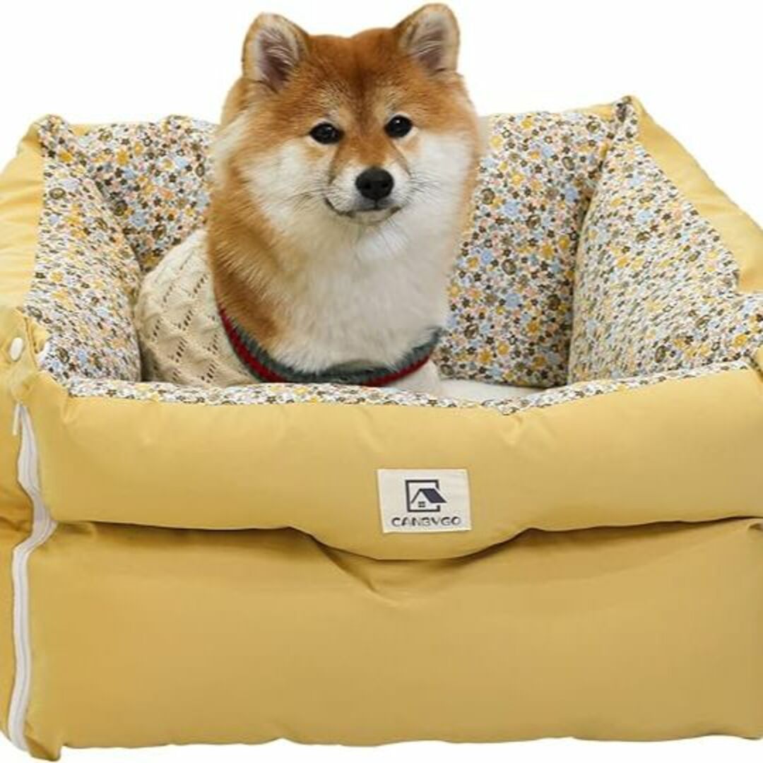 CANBYGO 犬 ドライブボックス 車ドライブシート（イエロー） その他のペット用品(かご/ケージ)の商品写真