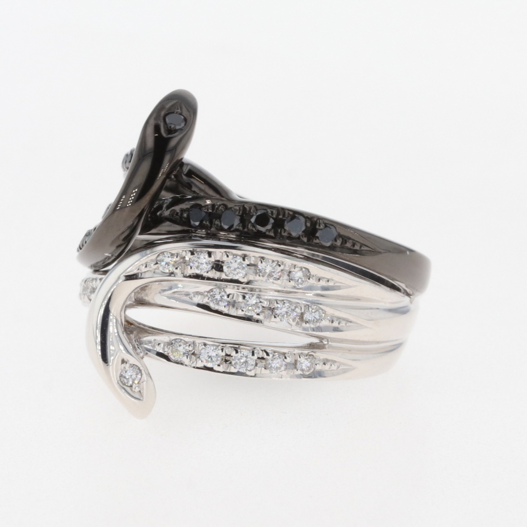 メレダイヤ デザインリング 12号 K18 【中古】 レディースのアクセサリー(リング(指輪))の商品写真