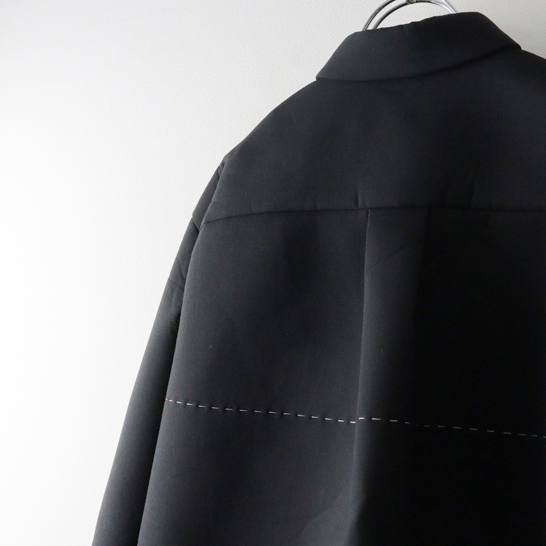 sacai(サカイ)のタグ付き 美品 2023AW サカイ sacai Suiting Bonding Dress スーチング ボンディング ドレス 1/ブラック ワンピース 変形【2400013760676】 レディースのワンピース(その他)の商品写真