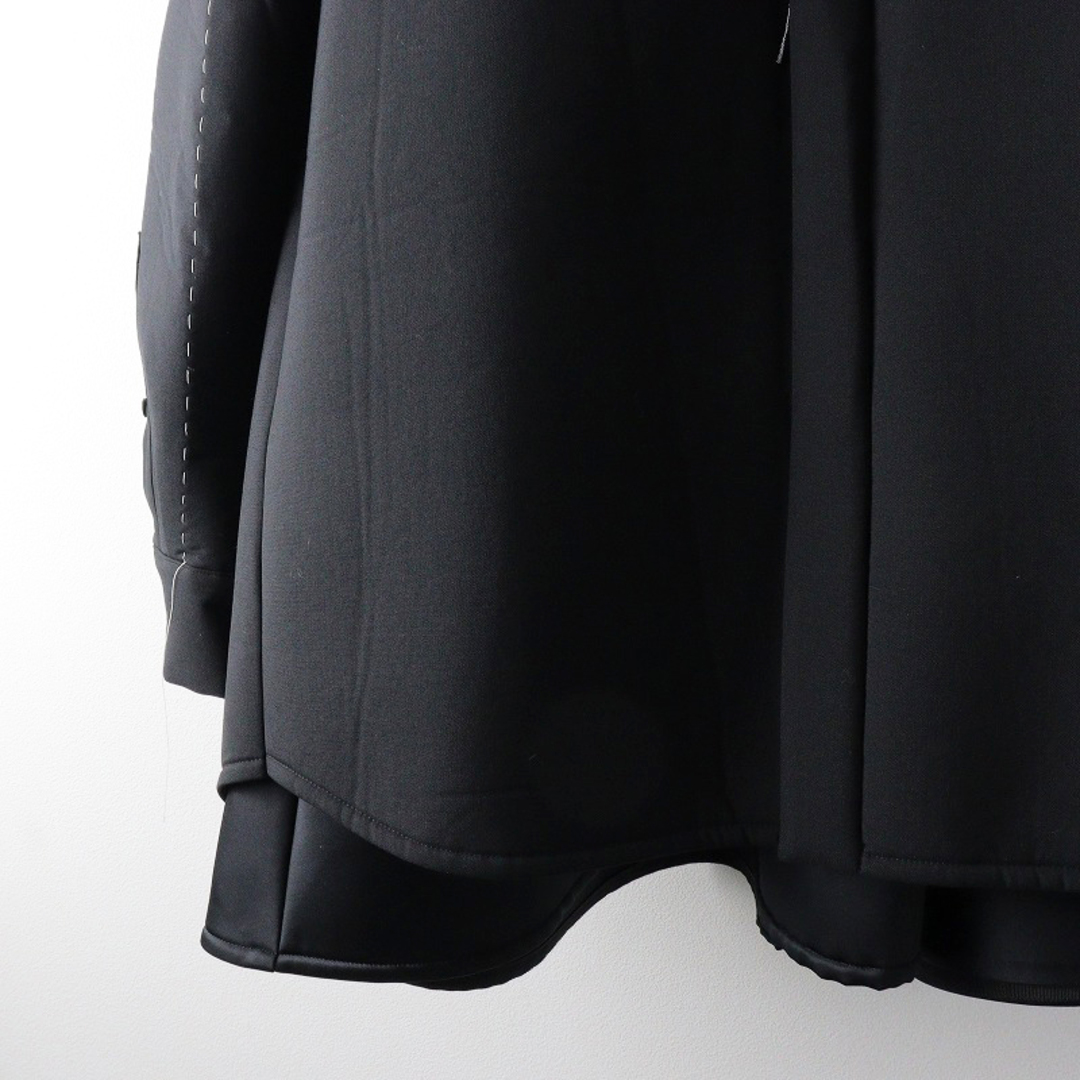 sacai(サカイ)のタグ付き 美品 2023AW サカイ sacai Suiting Bonding Dress スーチング ボンディング ドレス 1/ブラック ワンピース 変形【2400013760676】 レディースのワンピース(その他)の商品写真