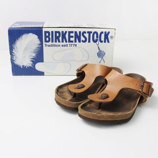 ビルケンシュトック(BIRKENSTOCK)のビルケンシュトック BIRKENSTOCK Medina コルクサンダル 24.5cm/ブラウン ストラップ 【2400013732093】(サンダル)