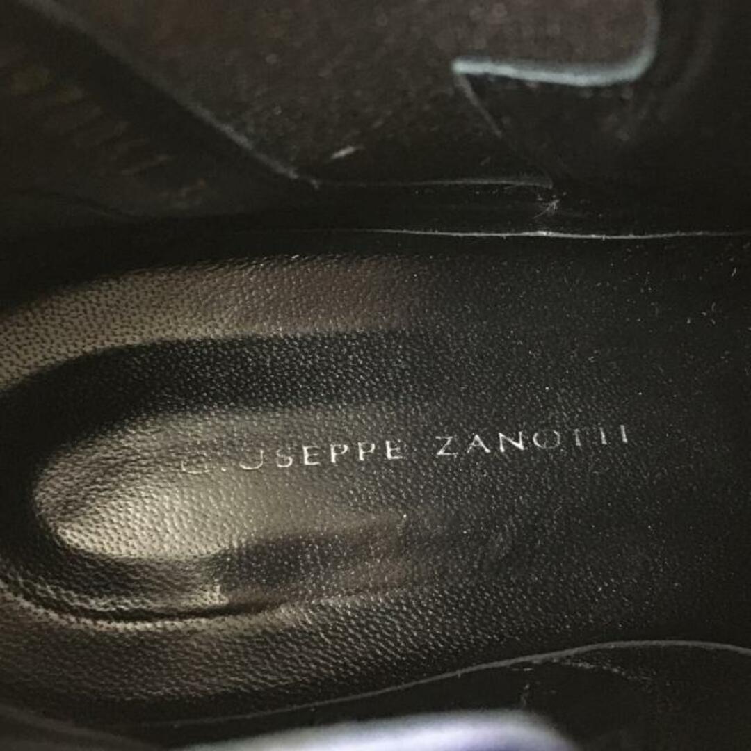 GIUZEPPE ZANOTTI(ジュゼッペザノッティ)のgiuseppe zanotti(ジュゼッペザノッティ) ショートブーツ 35 レディース - ネイビー アウトソール張替済 レザー レディースの靴/シューズ(ブーツ)の商品写真