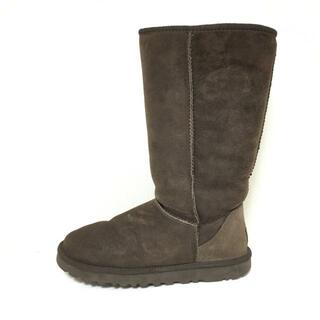 アグ(UGG)のUGG(アグ) ブーツ 25 レディース クラシックトール 5815 ダークブラウン ムートン(ブーツ)