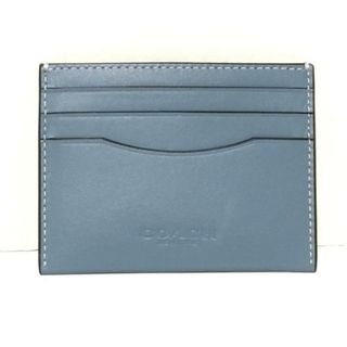 コーチ(COACH)のCOACH(コーチ) カードケース - C9997 グレー パスケース付き レザー(名刺入れ/定期入れ)