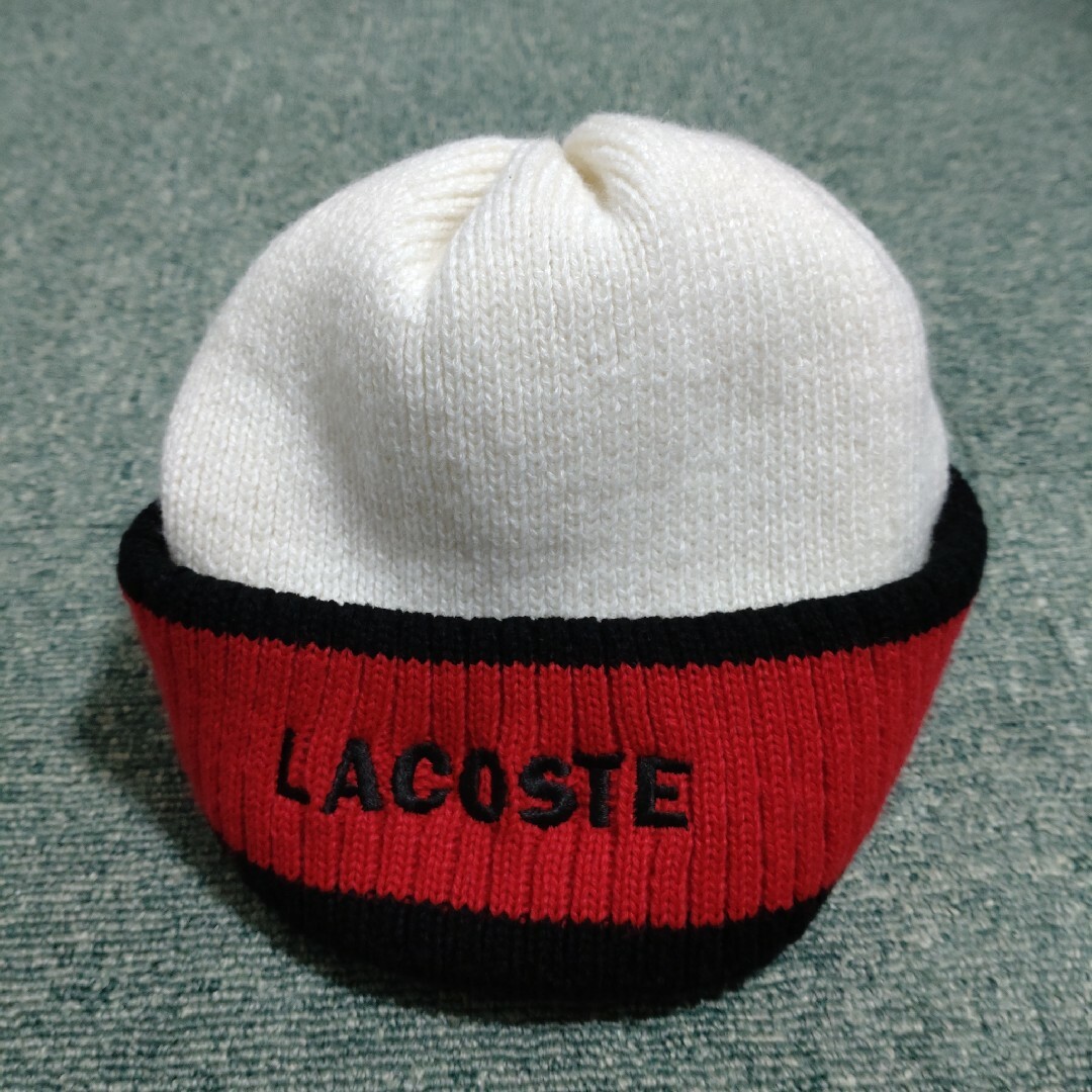 LACOSTE(ラコステ)のラコステ ニット帽 ビーニー メンズの帽子(ニット帽/ビーニー)の商品写真