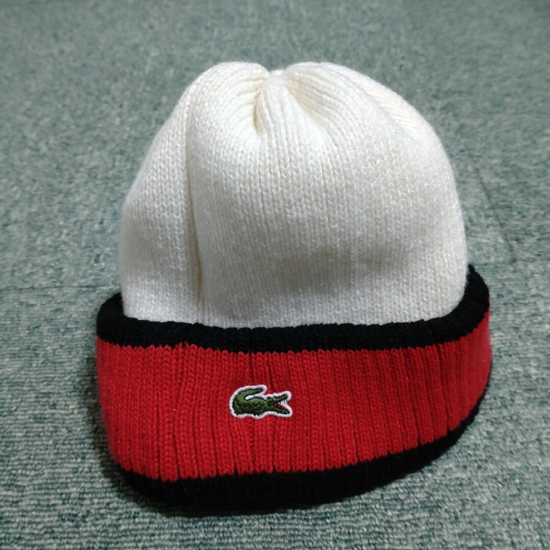 LACOSTE(ラコステ)のラコステ ニット帽 ビーニー メンズの帽子(ニット帽/ビーニー)の商品写真