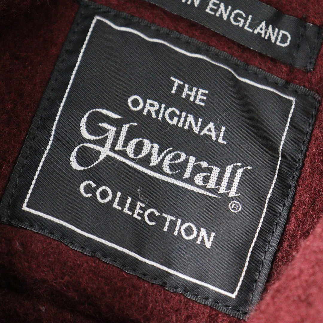 Gloverall(グローバーオール)のグローバーオール Gloverall ウールダッフルコート M/ボルドー 英国製 アウター ロング【2400013756440】 レディースのジャケット/アウター(ダッフルコート)の商品写真