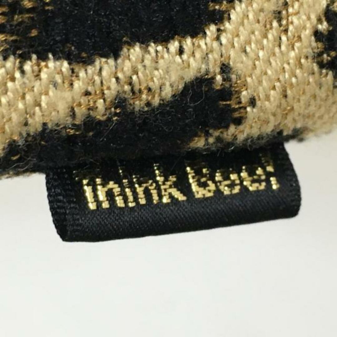 Think Bee!(シンクビー)のThinkBee(シンクビー) シガレットケース - 黒×ベージュ×マルチ ハート/スパンコール/ビーズ/豹柄 パイル×合皮 メンズのファッション小物(タバコグッズ)の商品写真