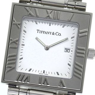 ティファニー(Tiffany & Co.)のティファニー TIFFANY&Co. アトラス スクエア デイト クォーツ メンズ _801172(腕時計(アナログ))