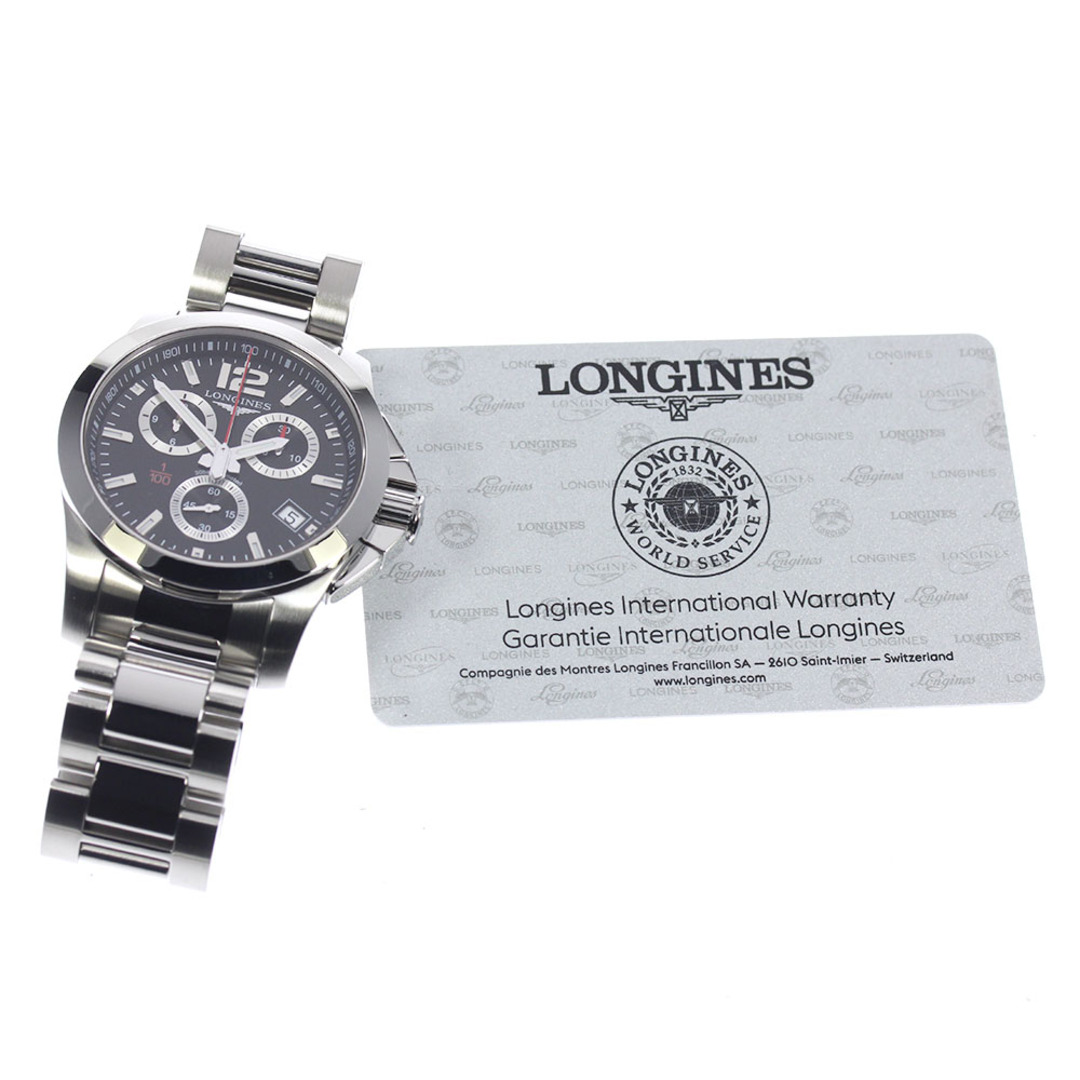 LONGINES(ロンジン)のロンジン LONGINES L3.700.4 コンクエスト クロノグラフ クォーツ メンズ 保証書付き_804170 メンズの時計(腕時計(アナログ))の商品写真