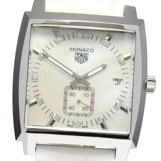 タグホイヤー(TAG Heuer)のタグホイヤー TAG HEUER WAW131B モナコ 12Pダイヤ クォーツ メンズ 箱・保証書付き_804354(腕時計(アナログ))