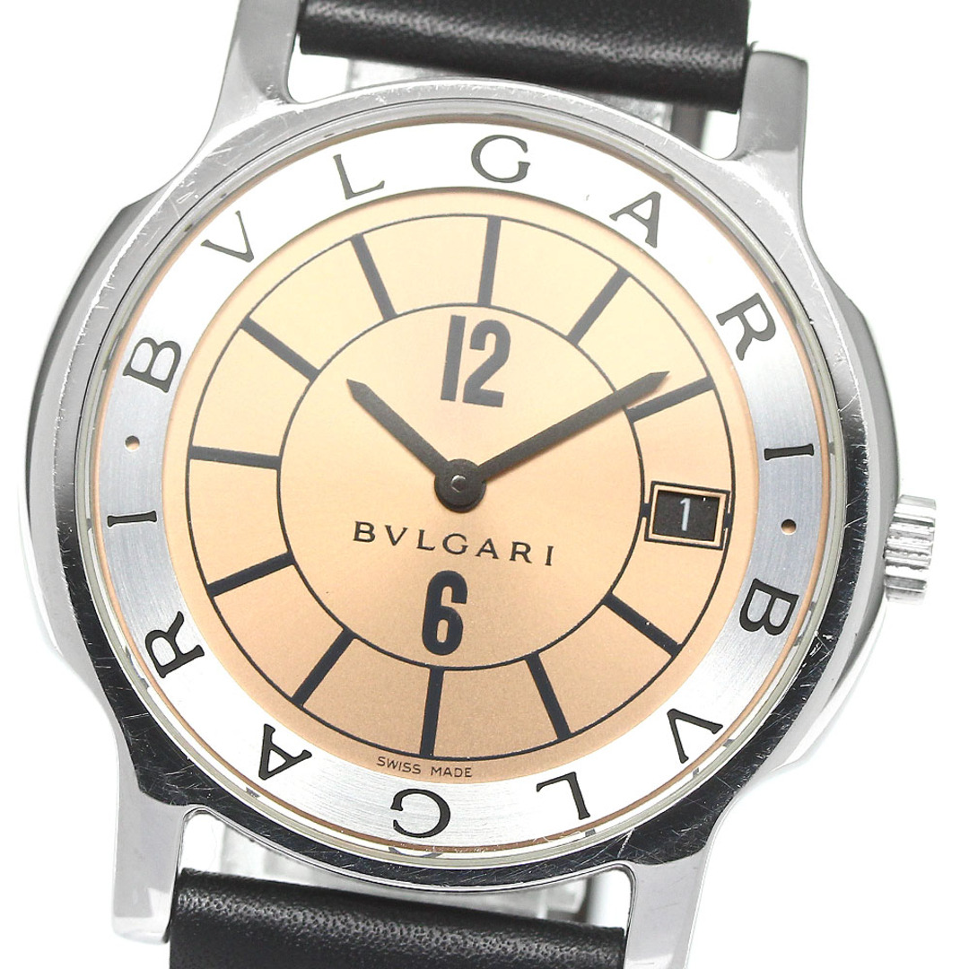 BVLGARI(ブルガリ)のブルガリ BVLGARI ST35S ソロテンポ デイト クォーツ メンズ _802929 メンズの時計(腕時計(アナログ))の商品写真