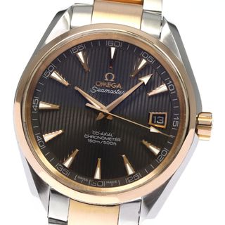 オメガ(OMEGA)の訳あり オメガ OMEGA 231.20.42.21.06.001 シーマスター 150M アクアテラ デイト 自動巻き メンズ _799887(腕時計(アナログ))