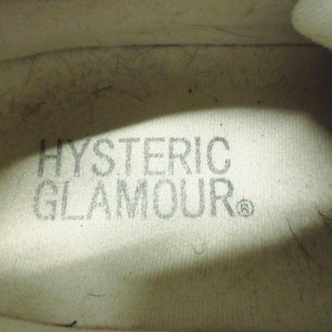 HYSTERIC GLAMOUR(ヒステリックグラマー)のHYSTERIC GLAMOUR(ヒステリックグラマー) スニーカー 24 レディース - 白×ネイビー×マルチ 化学繊維 レディースの靴/シューズ(スニーカー)の商品写真