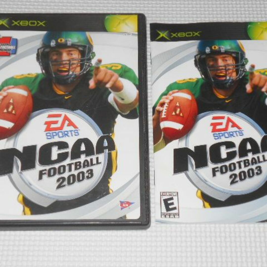 Xbox(エックスボックス)のxbox★NCAA FOOTBALL 2003 海外版 北米版 ケース違い エンタメ/ホビーのゲームソフト/ゲーム機本体(家庭用ゲームソフト)の商品写真