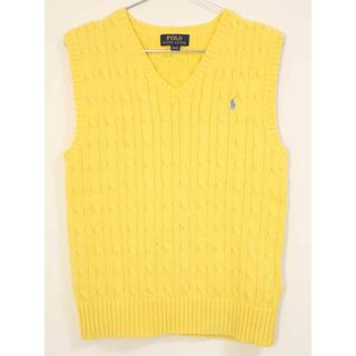 ラルフローレン(Ralph Lauren)の〓ラルフローレン/Ralph Lauren〓150cm ベスト  イエロー 【中古】子供服 キッズ kids 女の子  春秋 tops 602042(その他)