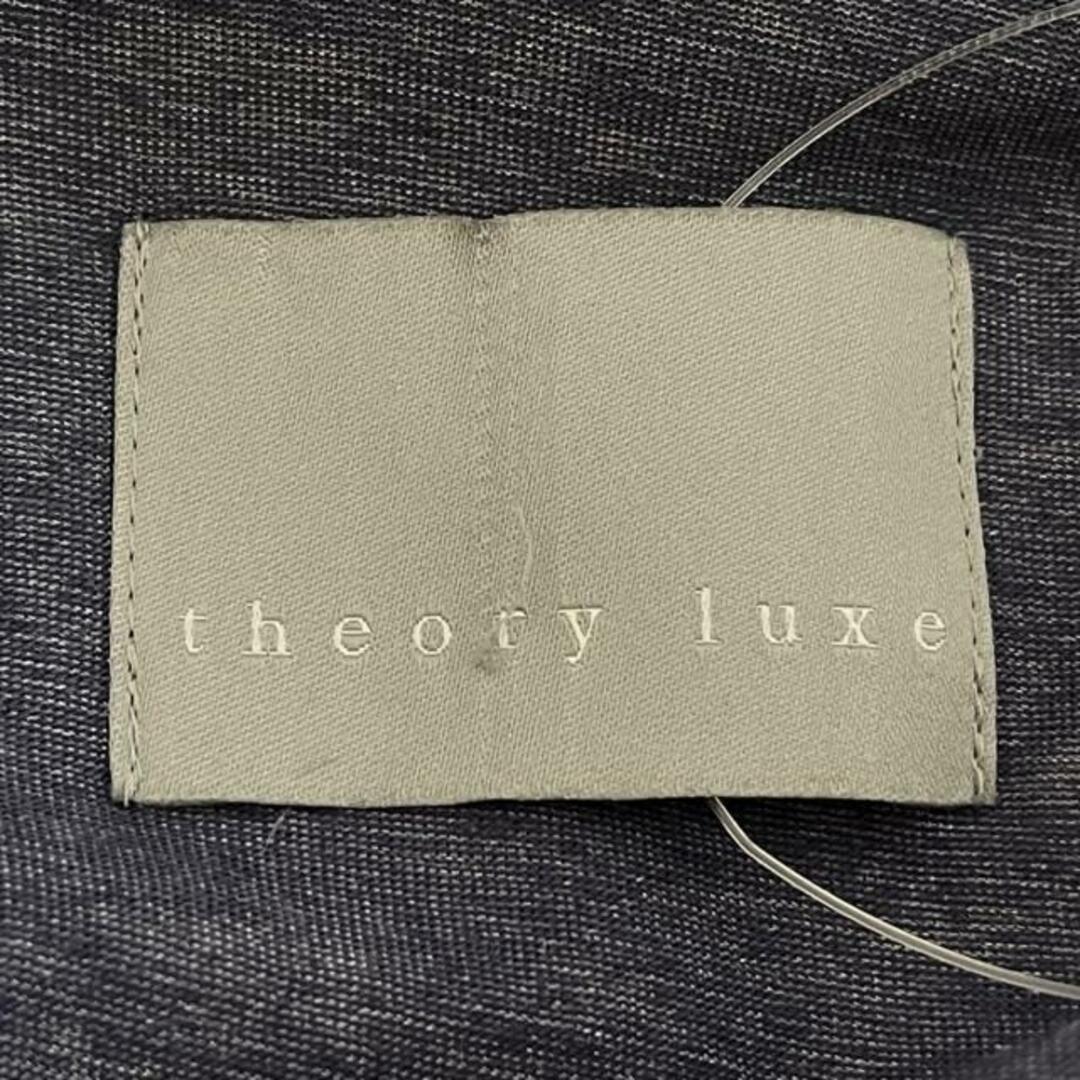 Theory luxe(セオリーリュクス)のtheory luxe(セオリーリュクス) ダウンジャケット サイズ38 M レディース - ネイビー 長袖/ジップアップ/秋/冬 レディースのジャケット/アウター(ダウンジャケット)の商品写真