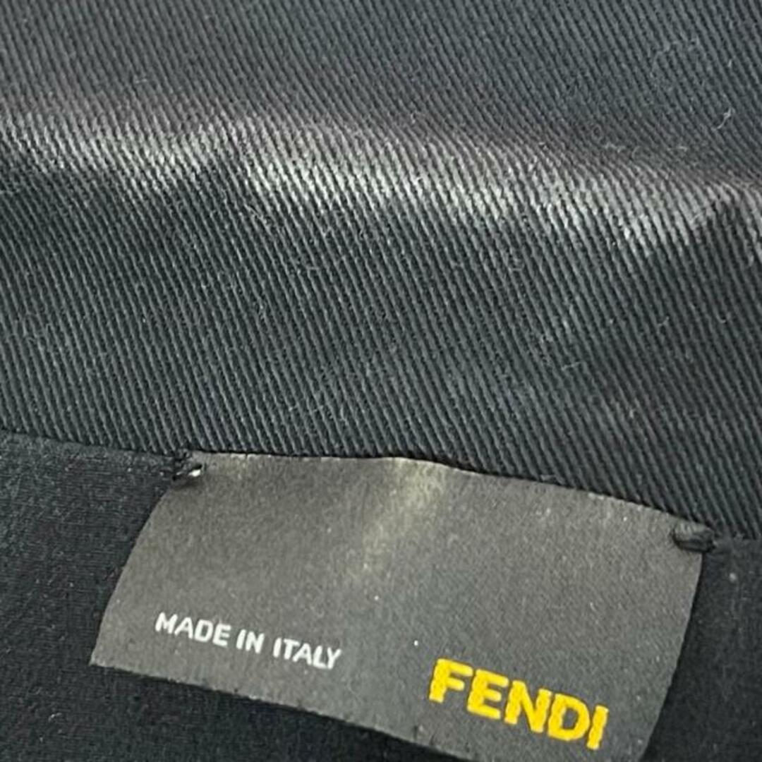 FENDI(フェンディ)のFENDI(フェンディ) ジャケット サイズ38 S レディース - 黒 長袖/肩パッド/秋/冬 レディースのジャケット/アウター(その他)の商品写真