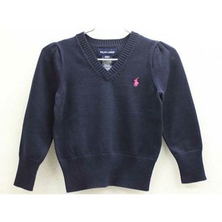 ラルフローレン(Ralph Lauren)の◇ラルフローレン/Ralph Lauren◇100cm セーター 紺 フォーマル お受験 面接 見学会 説明会 入園式 結婚式 発表会 謝恩会 冠婚葬祭【中古】子供服 キッズ kids 女の子 607032 fml(ニット/セーター)