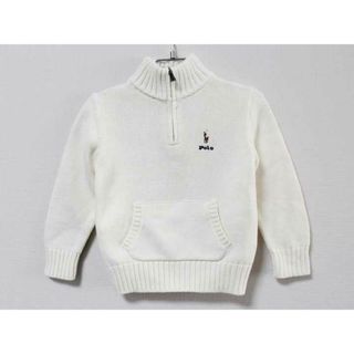 ラルフローレン(Ralph Lauren)の【値下げ!】《ラルフローレン/Ralph Lauren》110cm ジップ付セーター 白【中古】子供服 キッズ kids 男の子 春秋 702032 tops(ニット/セーター)