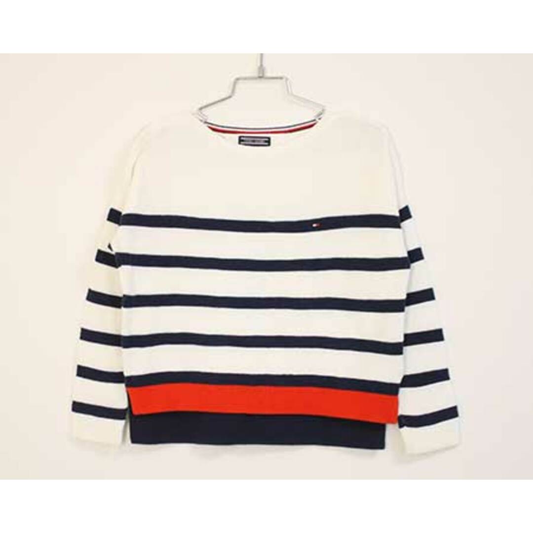 TOMMY HILFIGER(トミーヒルフィガー)の〓トミーヒルフィガー/TOMMY HILFIGER〓110cm  セーター/ニット 紺、白、赤 【中古】子供服 キッズ kids 女の子 男の子 春秋 tops 103042 キッズ/ベビー/マタニティのベビー服(~85cm)(ニット/セーター)の商品写真