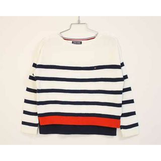 トミーヒルフィガー(TOMMY HILFIGER)の〓トミーヒルフィガー/TOMMY HILFIGER〓110cm  セーター/ニット 紺、白、赤 【中古】子供服 キッズ kids 女の子 男の子 春秋 tops 103042(ニット/セーター)