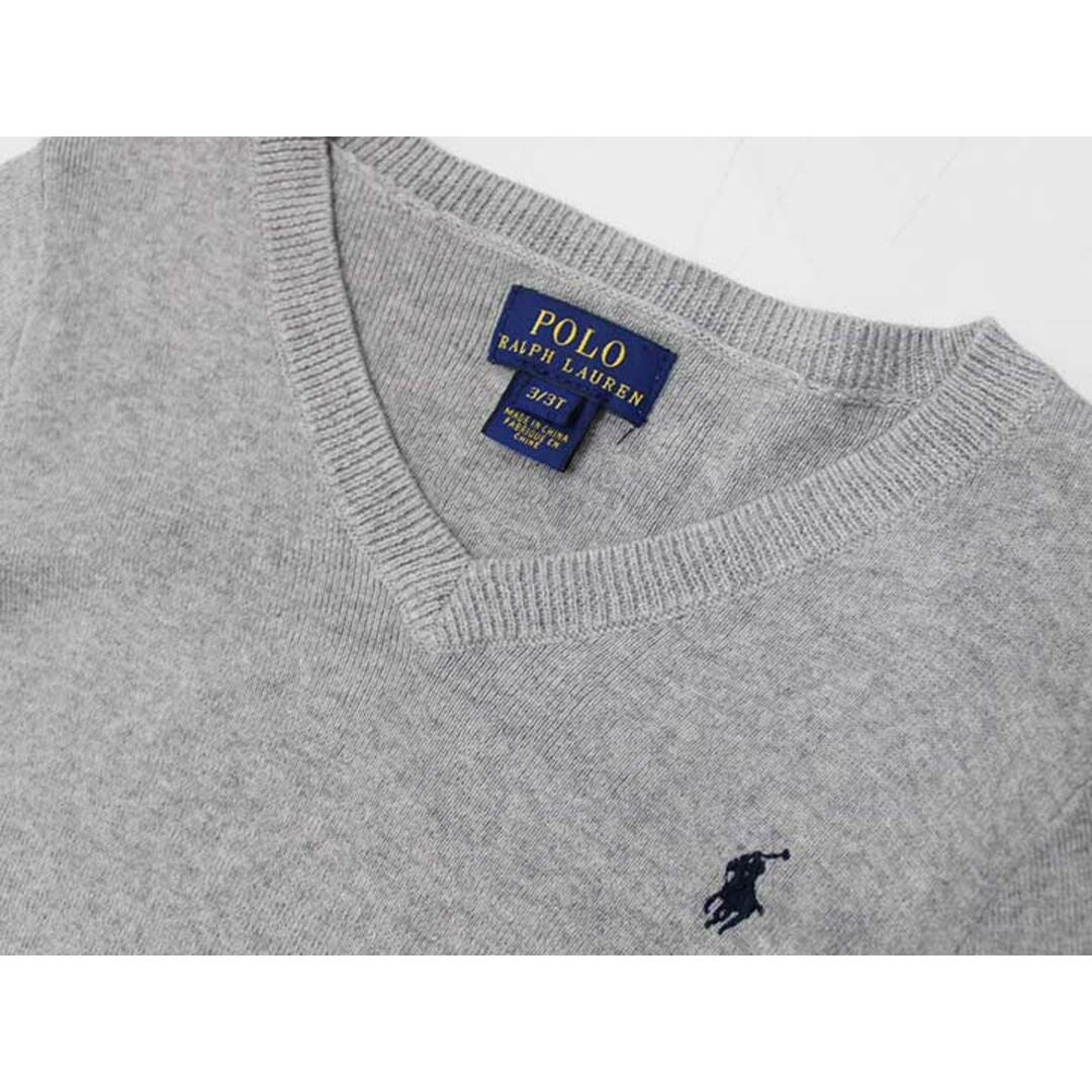 Ralph Lauren(ラルフローレン)の現行[ラルフローレン/Ralph Lauren]100cm セーター/ニット グレー フォーマル お受験 見学会 説明会 お稽古 お教室 通塾 通園 スクール 冠婚葬祭【中古】子供服 キッズ kids 男の子 710122 fml キッズ/ベビー/マタニティのベビー服(~85cm)(ニット/セーター)の商品写真