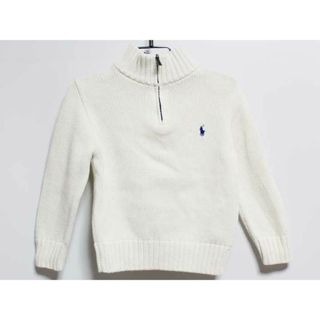 ラルフローレン(Ralph Lauren)の【値下げ!】‡ラルフローレン/Ralph Lauren‡110cm ハーフジップセーター/ニット 白系【中古】子供服 キッズ kids 男の子 春秋 702032 tops(ニット/セーター)