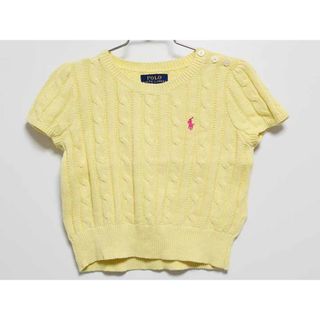 ラルフローレン(Ralph Lauren)の‡ラルフローレン/Ralph Lauren‡110cm 半袖ニット/セーター 黄色【中古】子供服 キッズ kids 女の子 春秋 tops 312042(ニット/セーター)