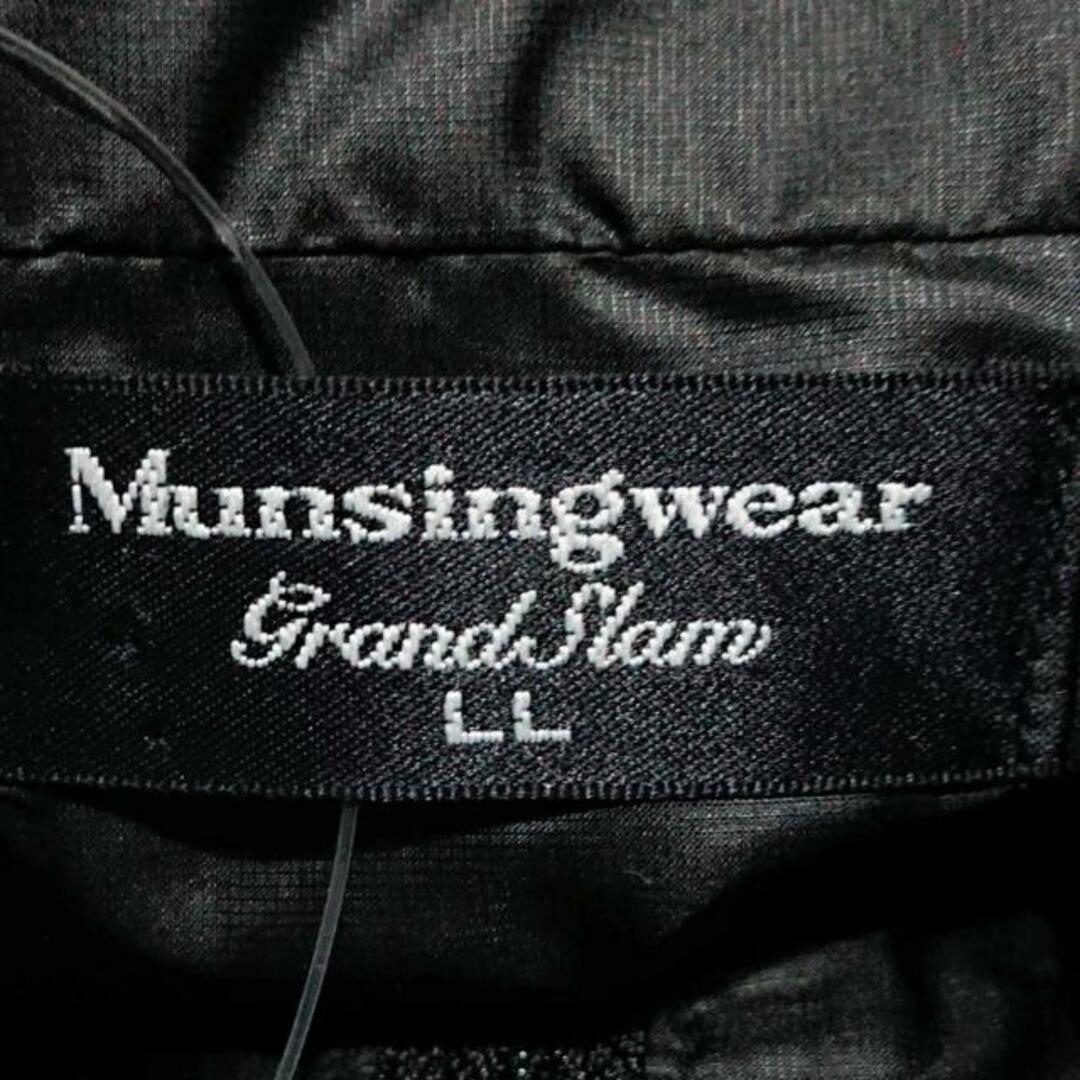 Munsingwear(マンシングウェア)のMunsingwear(マンシングウェア) ブルゾン サイズLL レディース美品  - 黒 ノースリーブ/中綿/秋/冬 レディースのジャケット/アウター(ブルゾン)の商品写真