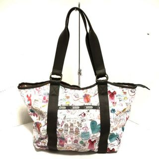 レスポートサック(LeSportsac)のLESPORTSAC(レスポートサック) ショルダーバッグ美品  - ライトパープル×白×マルチ レスポナイロン(ショルダーバッグ)