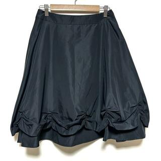 エムズグレイシー(M'S GRACY)のM'S GRACY(エムズグレイシー) スカート サイズ40 M レディース - 黒 ひざ丈(その他)