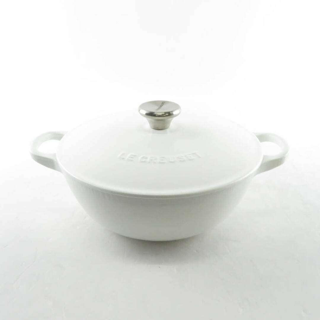 LE CREUSET(ルクルーゼ)の美品 Le Creuset ルクルーゼ マルミット 両手鍋 18cm コットン 料理 キッチン 調理器具 SU6154R  インテリア/住まい/日用品のキッチン/食器(鍋/フライパン)の商品写真