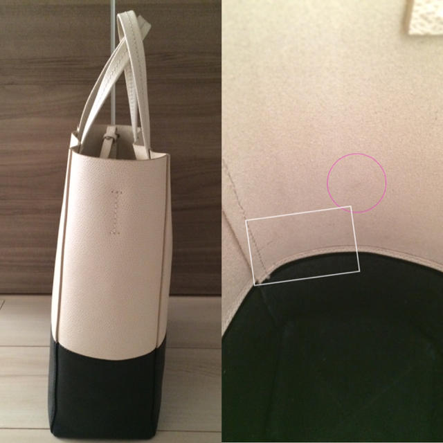美品! セリーヌ カバ スモール バイカラー イタリア直営店購入 美品! セリーヌ カバ スモール バイカラー イタリア直営店購入