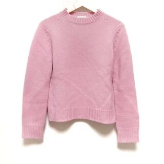 ブラミンク(BLAMINK)のBLAMINK(ブラミンク) 長袖セーター サイズ38 M レディース - ピンク(ニット/セーター)