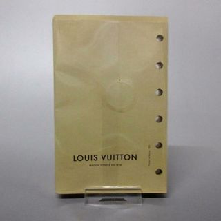 ルイヴィトン(LOUIS VUITTON)のLOUIS VUITTON(ルイヴィトン) 小物美品  ノートレフィル(PM用) R05353 白×ベージュ レフィル 天然繊維(その他)