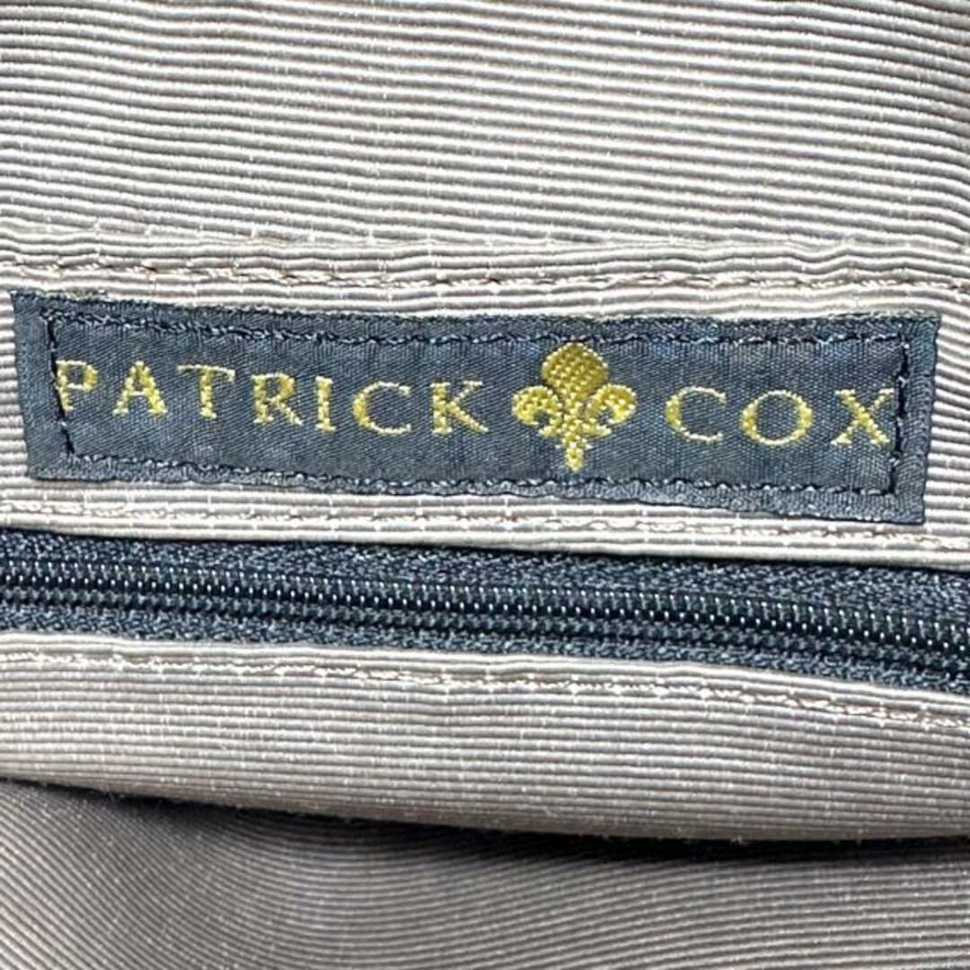 PATRICK COX(パトリックコックス)のPATRICK COX(パトリックコックス) ショルダーバッグ美品  - ダークネイビー×シルバー PVC(塩化ビニール)×合皮 レディースのバッグ(ショルダーバッグ)の商品写真