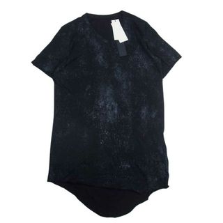 ユリウス(JULIUS)のJULIUS ユリウス 14SS 467CUM3 HC-コットンモダール ゴーストグラフィック スプラッシュ カットソー 半袖 Tシャツ ブラック系 2【中古】(シャツ)