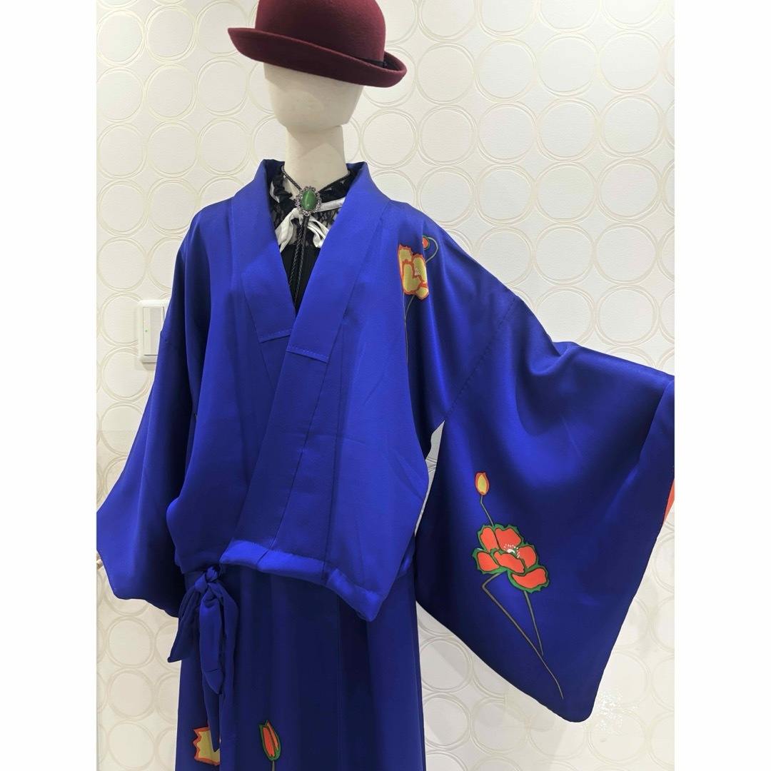 着物リメイク 正絹訪問着 切絵 ショート丈羽織 ロングスカート 着物リメイク 正絹訪問着 切絵 ショート丈羽織 ロングスカート