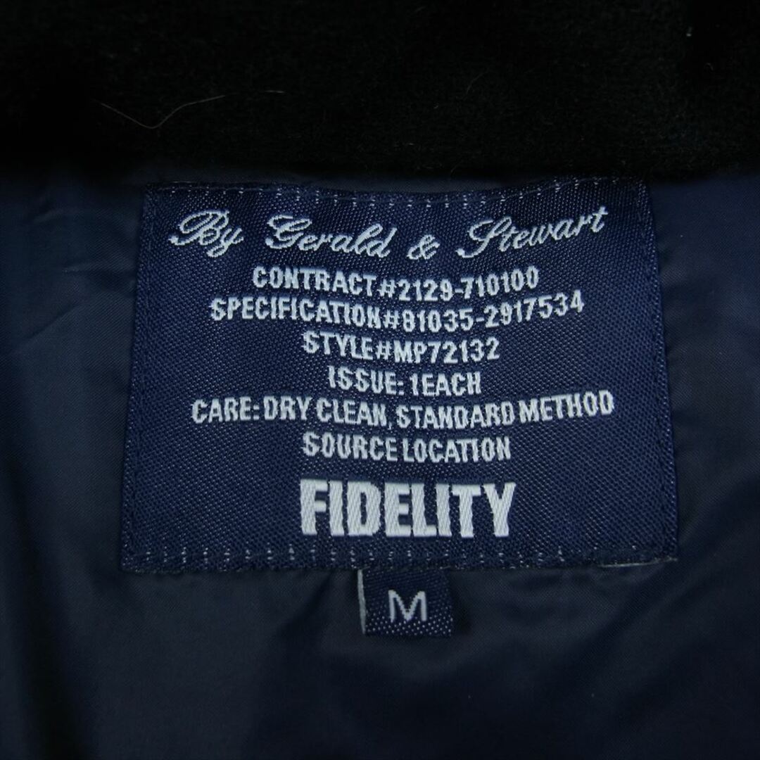 FIDELITY(フェデリティー)のFIDELITY フェデリティー ウール ダウン ジャケット ブラック系 M【中古】 メンズのジャケット/アウター(その他)の商品写真