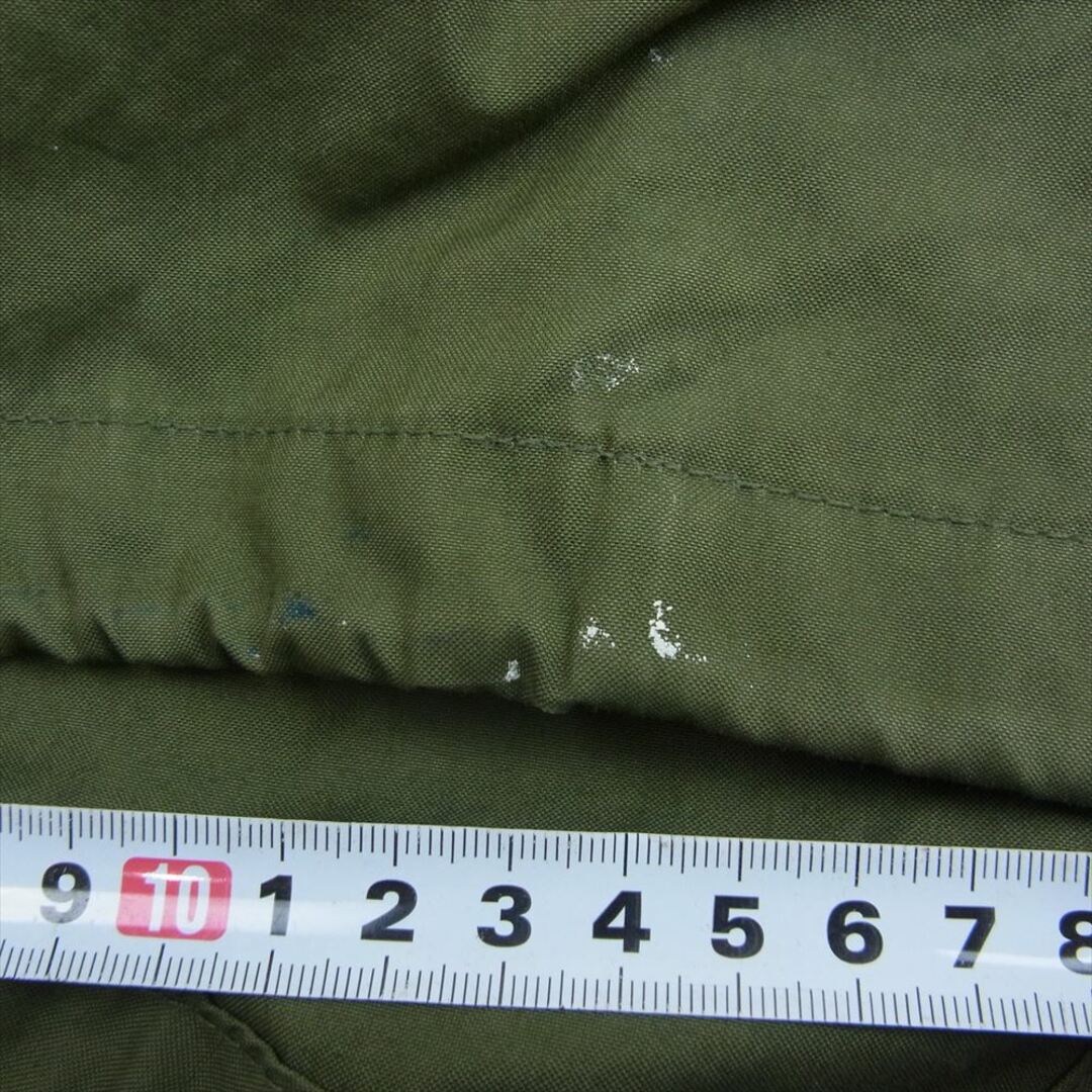 米軍 US ARMY ミリタリージャケット 8415-00-782-3217 ヴィンテージ 80s  M-65 Parka Shell Parka SCOVILL フィッシュテール パーカー モッズ コート カーキ系 S【中古】 メンズのジャケット/アウター(その他)の商品写真