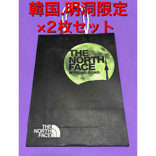 ザノースフェイス(THE NORTH FACE)の韓国.明洞限定　ホワイトレーベル　THENORTHFACE ノースフェイス　紙袋(ショップ袋)